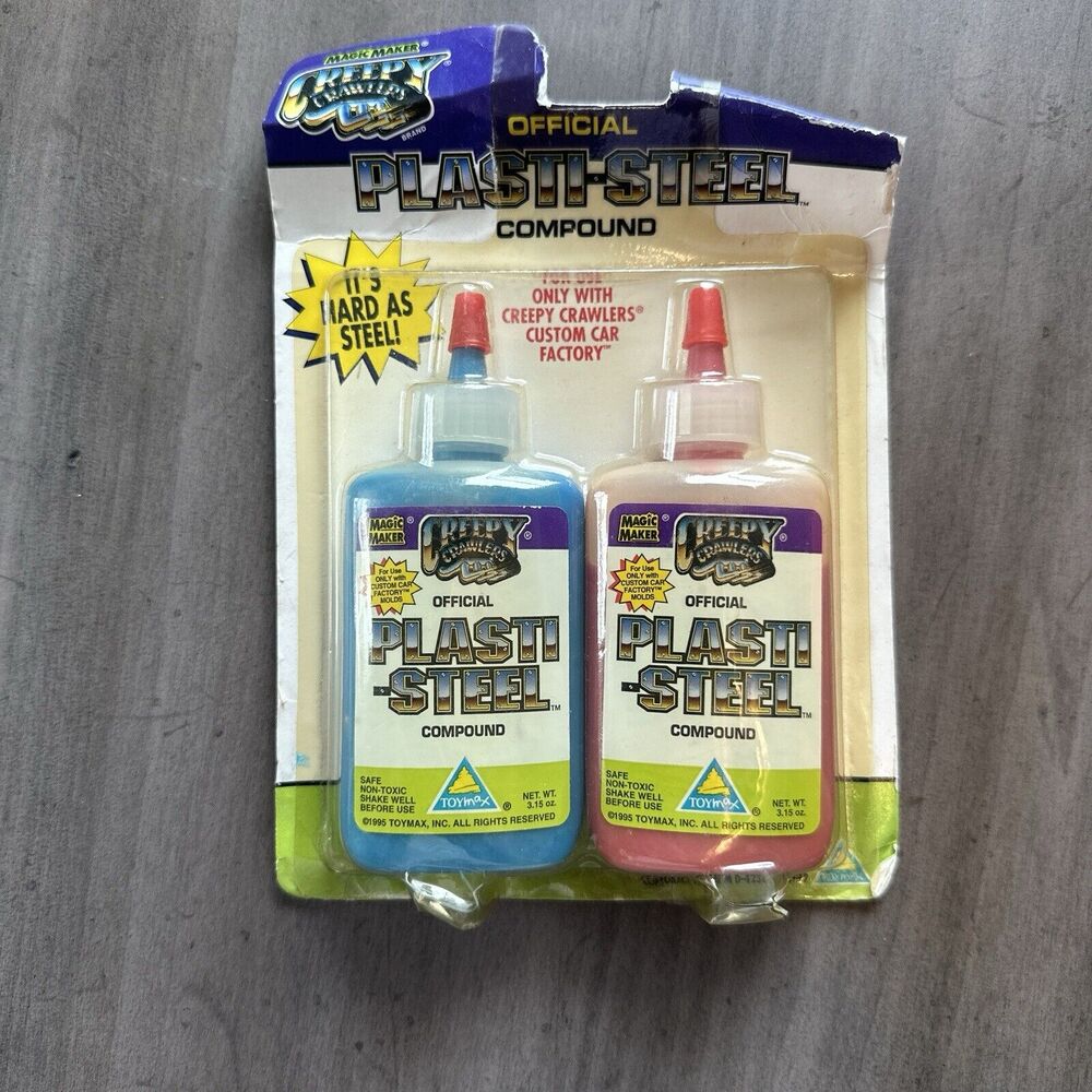 New Toymax Plastisteel Goop 2-pack 90's Creepy Crawlers Custom Car Factory 1995